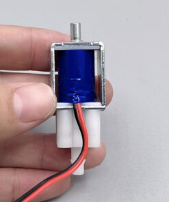 3-Way DC Solenoid Valve Gas Air Flow Control Switch Valve Micro Solenoid Valve DC 6V 12V 24V - MegaEshop.PK