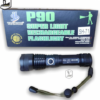 P90 SUPER LIGHT RECHARGEABLE FLASHLIGHT WITH LATEST LED ZOOM - MegaEshop.PK
