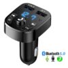 Car Phone Charger Bluetooth Wireless FM MP3 Player Model ALS-A81 - MegaEshop.PK
