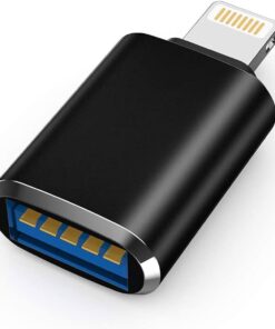 Alternative view of Lightning To USB Metal USB OTG Adapter