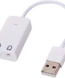 External Sound Card USB To 3.5mm Virtual 7.1 Channel 3D Mini Audio Adapter - MegaEshop.PK