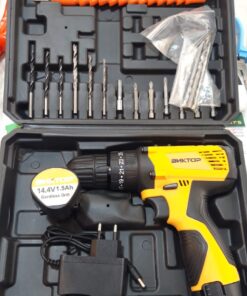 BNKTOP Rechargeable Double battery 14.4v Variable Electric Drill Machine