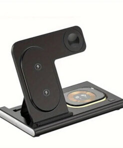 A80 4 in 1 magnetic & night light foldable wireless charging station