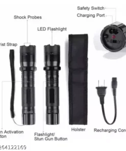1101 Type Light Flash Light Plus Self Stun Gun