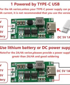 Electronic Component Li‑ion Battery Charger Module Boost Charging Board DDTCCRUB 4S‑4A