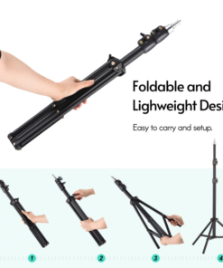 Flash Light Camera Tripod Stand 2.1M