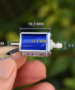 Two-position two-way solenoid valve normally open