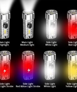 USB Rechargeable LED Flashlight Lamp QB-316