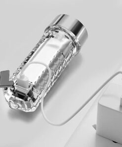 USB Rechargeable LED Flashlight Lamp QB-316