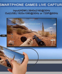 HDMI Video Capture Card 4K USB 2.0 for DSLR, TV Box Live Stream