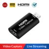 HDMI Video Capture Card 4K USB 2.0 for DSLR, TV Box Live Stream