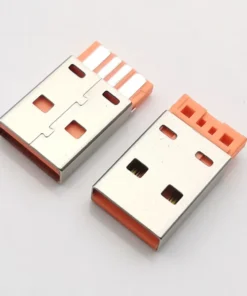 USB MALE SOCKET TYPE A 4PIN connector with brass pins