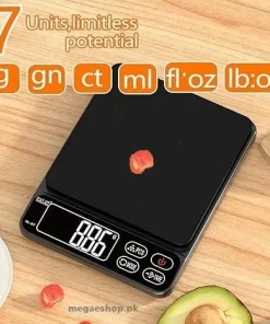 JEWELLERY-WEIGHING-Digital-Weight-Scale-0.01G500G-Grams-and-Ounces-Scale7UnitsAuto-OffTarePCS-With-LCD-Display