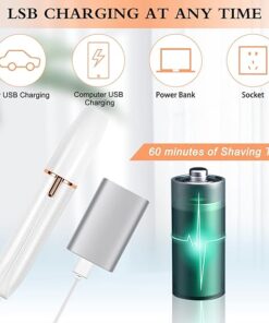 Women 4 in 1 Trimmer Pubic Hair Face Shavers Rechargeable