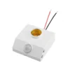 PIR Motion Sensor LED Lamp E27 Wall Mounted Bulb Holder