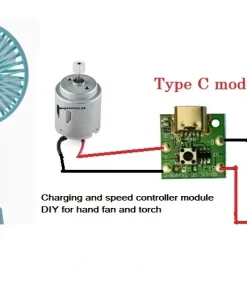 Mega Shop Type-c Charging Small Fan Board Control Board PCB Board Universal Board To Motherboard Handheld Mobile Fan Board