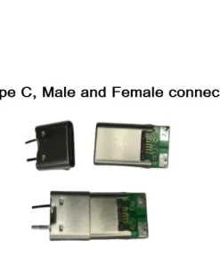 Mega Shop USB Type C Connector Male Female PCB Mount