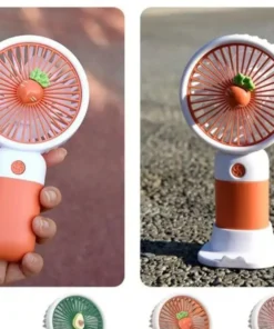 Portable Mini Rechargeable Fan Handheld & Desktop Fan with 3-Speed | Ideal for Kids & Travel Portable Mini Rechargeable Fan Handheld & Desktop Fan with 3-Speed | Ideal for Kids & Travel - MegaEshop.PK