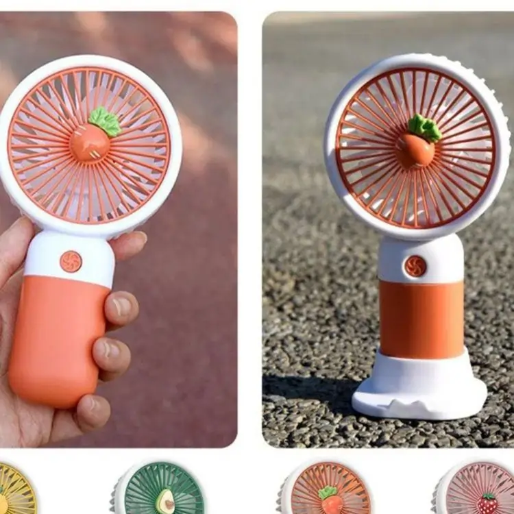 Portable Mini Rechargeable Fan Handheld & Desktop Fan with 3-Speed | Ideal for Kids & Travel Portable Mini Rechargeable Fan Handheld & Desktop Fan with 3-Speed | Ideal for Kids & Travel - Image 3