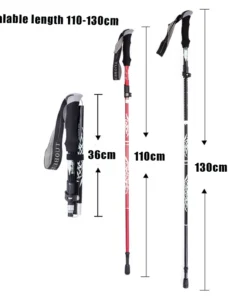 Folding Hiking Stick Anti-Shock Folding Hiking Stick & Trekking Pole